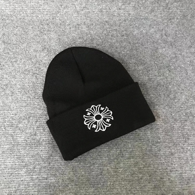 CH new woolen hats for men and women, knitted hats, embroidered hats, trendy cold hats, pullover hats image 4