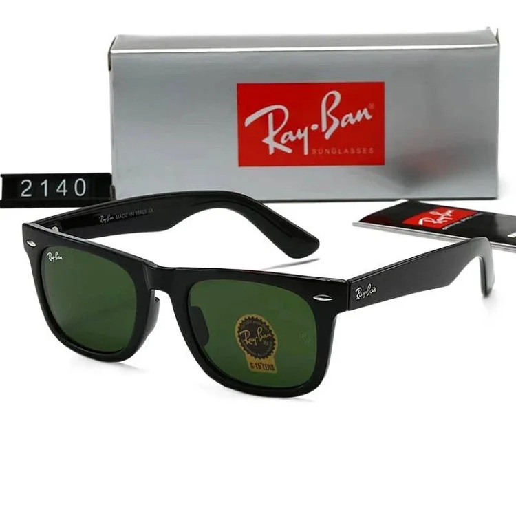2140 tempered glass sunglasses for men and women, outdoor casual street photography classic fashion sunglasses
