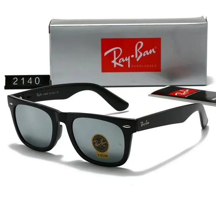 2140 tempered glass sunglasses for men and women, outdoor casual street photography classic fashion sunglasses