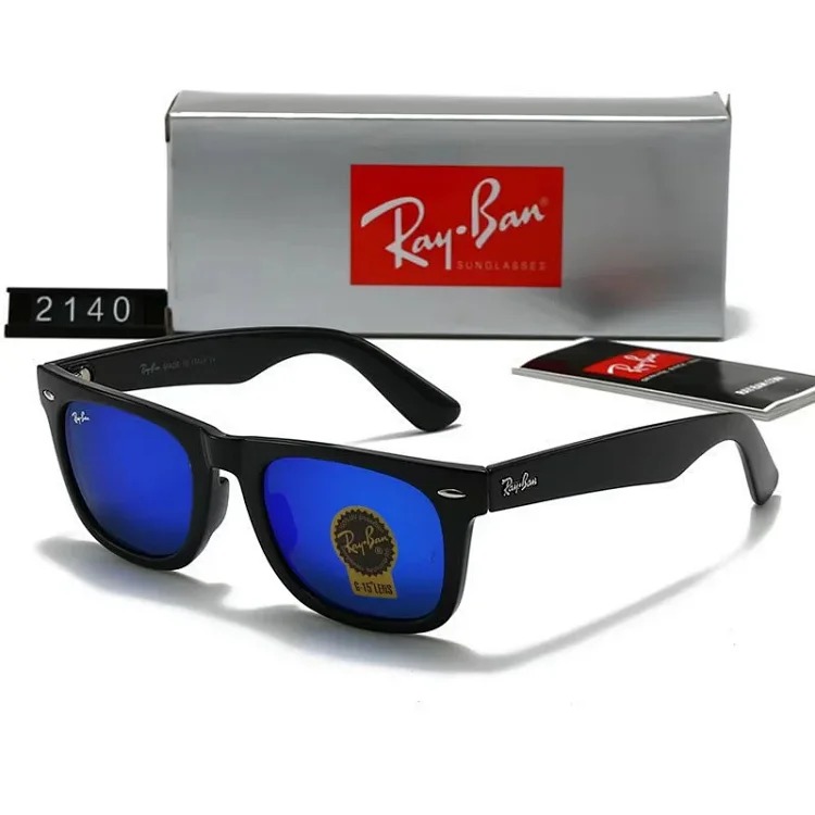 2140 tempered glass sunglasses for men and women, outdoor casual street photography classic fashion sunglasses