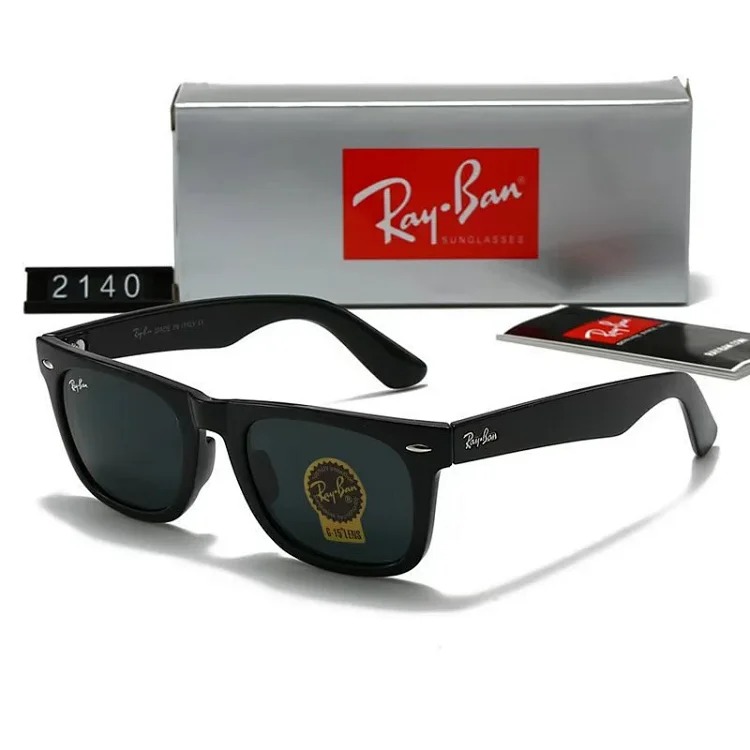 2140 tempered glass sunglasses for men and women, outdoor casual street photography classic fashion sunglasses
