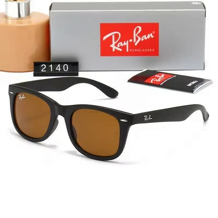 2140 tempered glass sunglasses for men and women, outdoor casual street photography classic fashion sunglasses