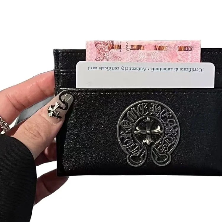 European and American big-name trendy brand soft-skinned Croxin card holder card holder style unisex ID card manufacturer direct sales