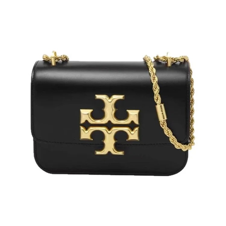 Torty Burch2024 new small gold brick tofu chain small square bag retro one-shoulder cross-body commuter women's bag trendy