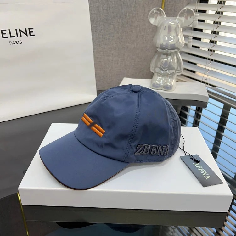 Italian ZENA peaked hat spring and summer thin fashion sunshade beach men and women street shooting dome trendy brand flat top