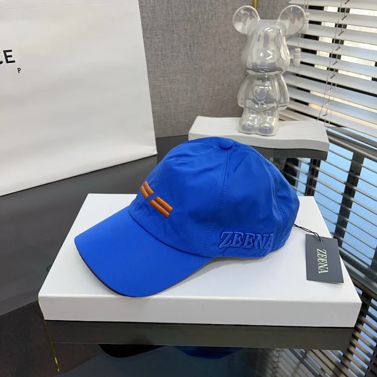 Italian ZENA peaked hat spring and summer thin fashion sunshade beach men and women street shooting dome trendy brand flat top