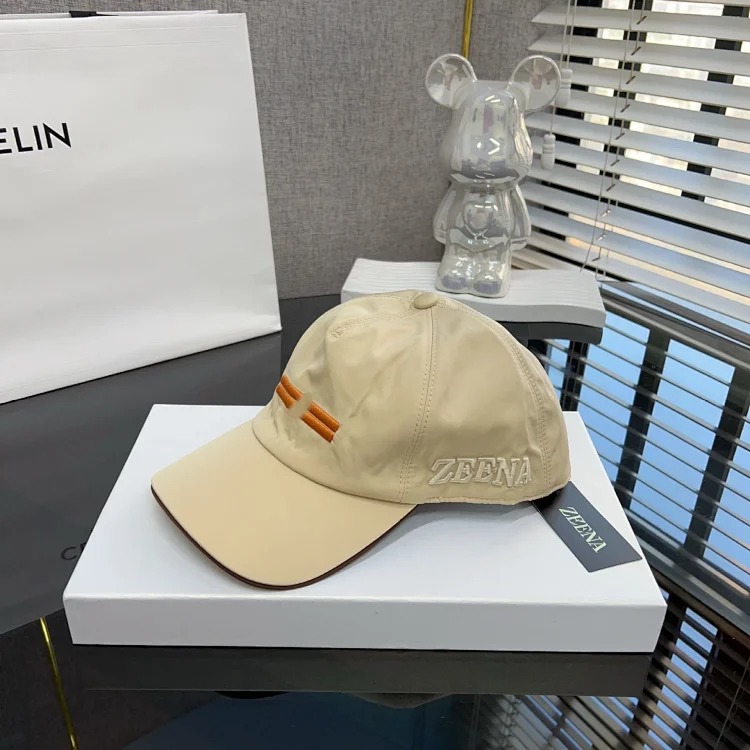 Italian ZENA peaked hat spring and summer thin fashion sunshade beach men and women street shooting dome trendy brand flat top