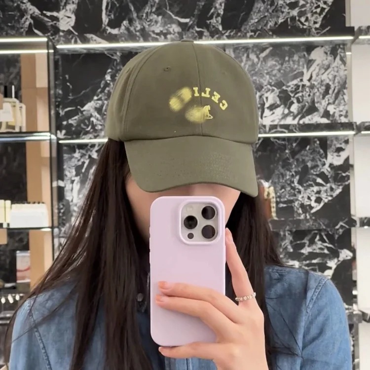 Spot British style four-season peaked cap embroidered retro style versatile daily baseball cap lettered peaked cap