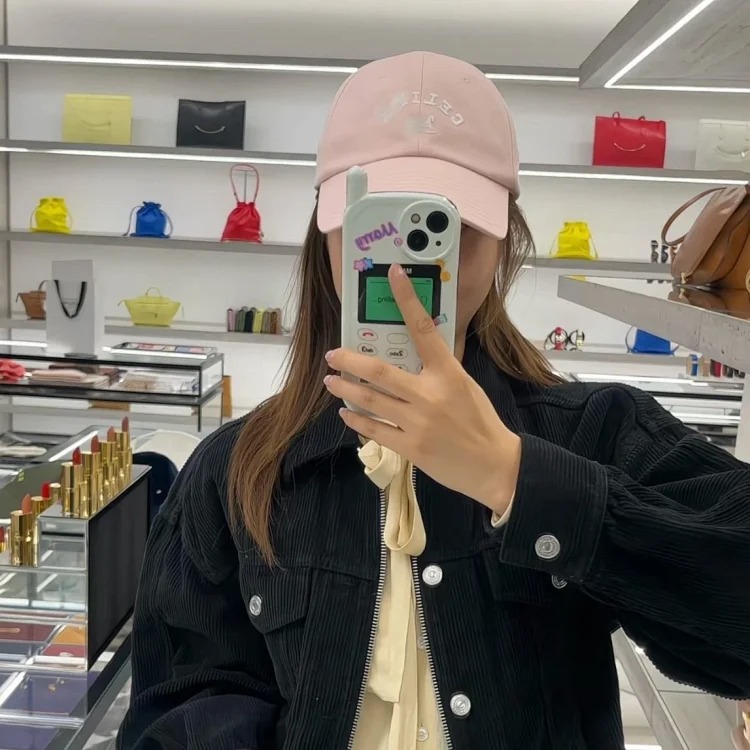 Spot British style four-season peaked cap embroidered retro style versatile daily baseball cap lettered peaked cap