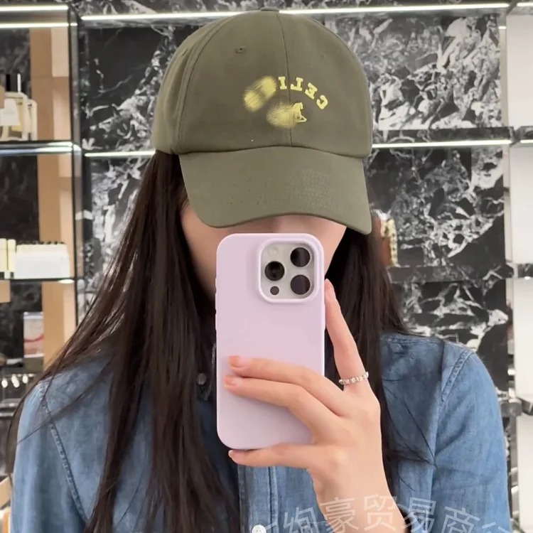 Spot British style four-season peaked cap embroidered retro style versatile daily baseball cap lettered peaked cap