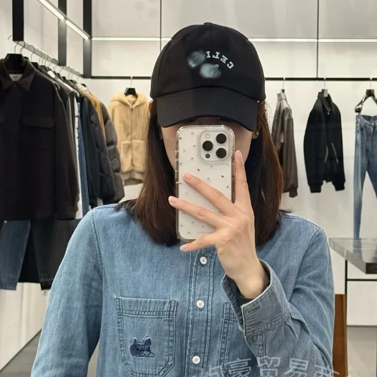 Spot British style four-season peaked cap embroidered retro style versatile daily baseball cap lettered peaked cap