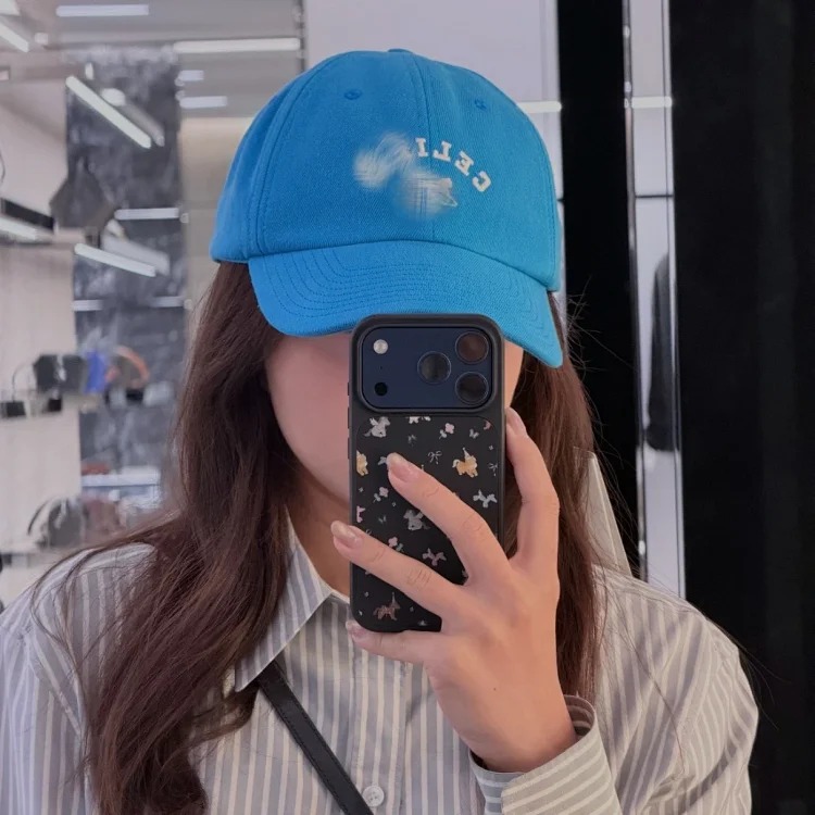 Spot British style four-season peaked cap embroidered retro style versatile daily baseball cap lettered peaked cap