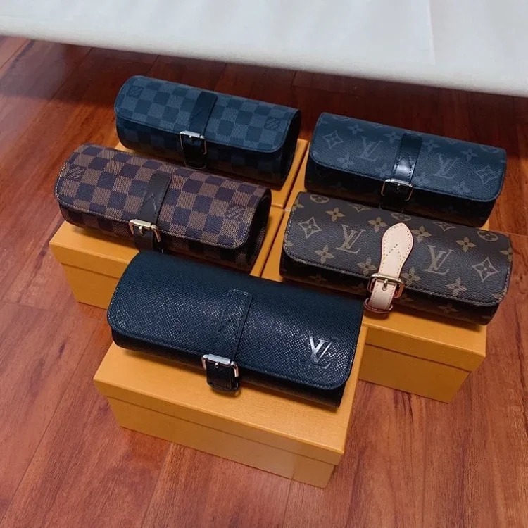 Puma New 3-pack watch box watch box, couple model ❤️Imported PU material, hardware is imported steel, original logo is indeed exquisite, and it feels really good