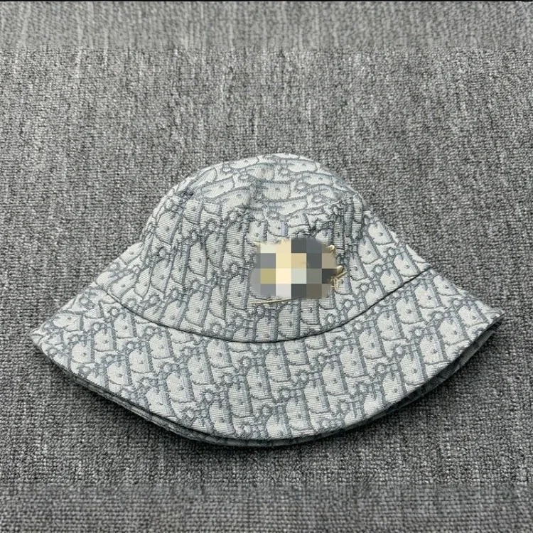 Louis Vuitton D family new summer basin hat foreign trade fashion simple embroidery D letter presbyopic double-sided short brim fisherman hat image 6