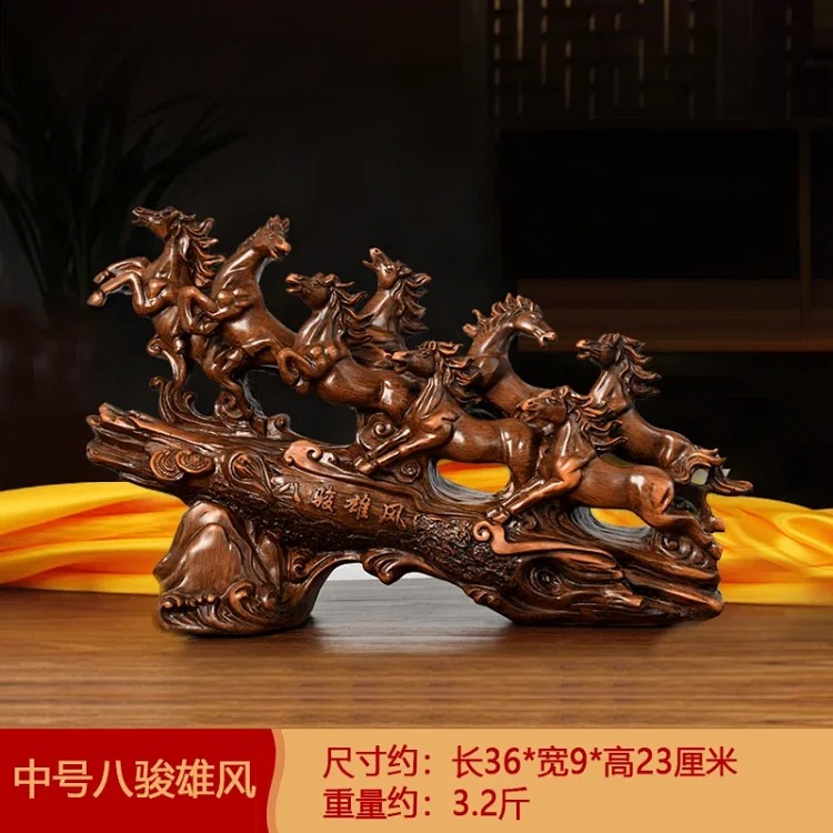Horse Ornament Eight Horses Heroic Living Room Entrance Study Room Office Boss Desktop Decoration Company Opening Gift(pic2) Horse Ornament Eight Horses Heroic Living Room Entrance Study Room Office Boss Desktop Decoration Company Opening Gift