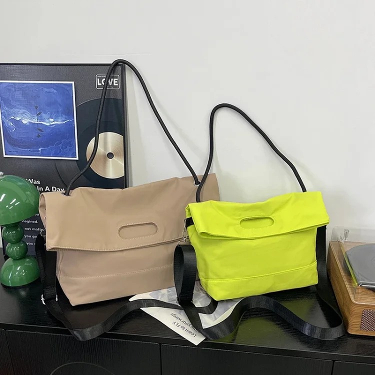 Large-capacity handbag new style simple and versatile commuter shoulder bag trendy fashion crossbody bag commuter large capacity