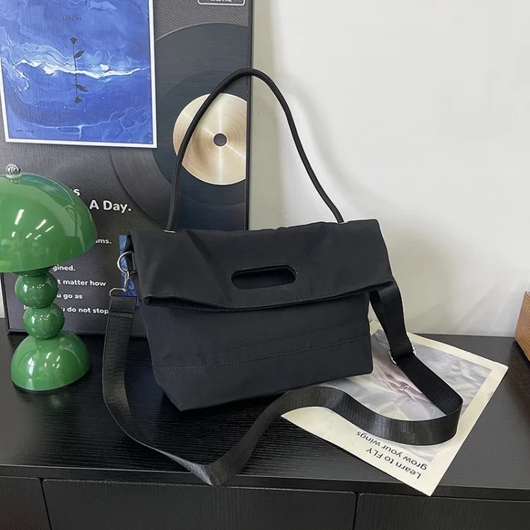 Large-capacity handbag new style simple and versatile commuter shoulder bag trendy fashion crossbody bag commuter large capacity