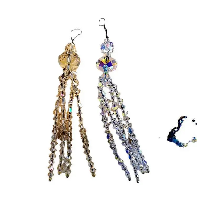 Austrian crystal pendant, mobile phone chain, bag pendant, crystal tassel pendant, mobile phone rope pendant