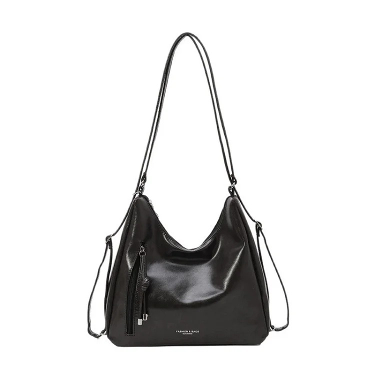 Fashion shoulder bag large capacity Korean style retro portable crossbody bag versatile student casual backpack women's tote bag