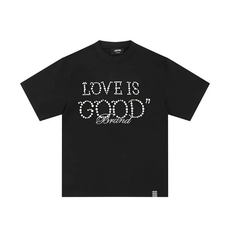 Goodbrand pearl slogan loose short image 2