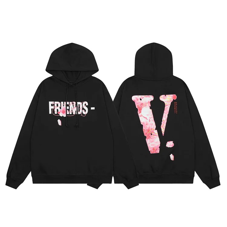 Fear of God Foreign single Vlone FOG mosaic FRIENDS element style American big V hooded series sweatshirt heavy hoodie 1 image 3