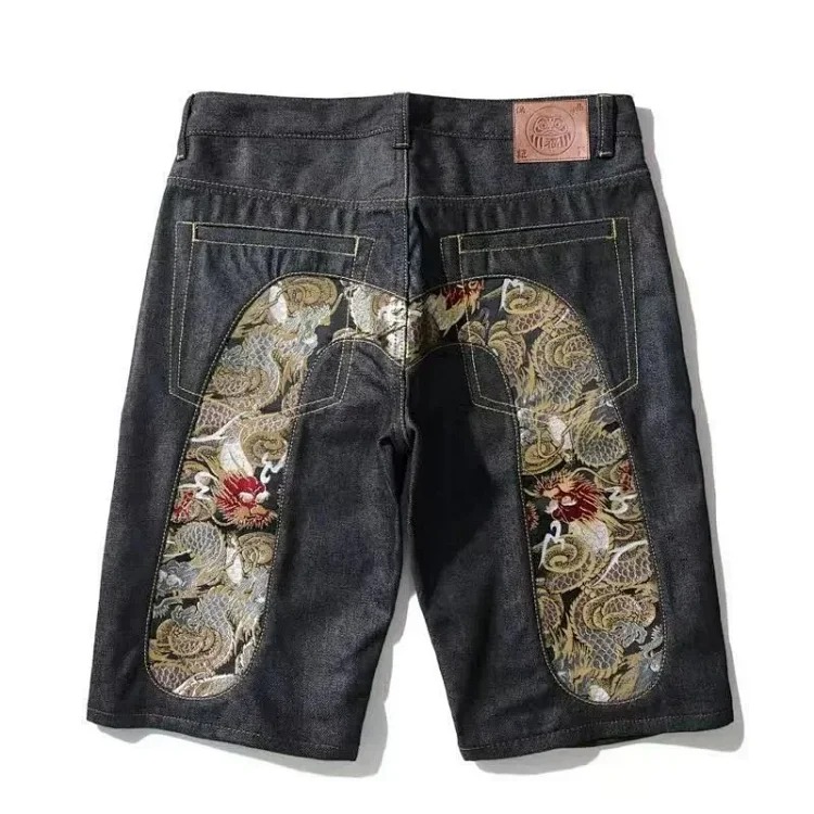 American high street trendy denim shorts-006 image 5