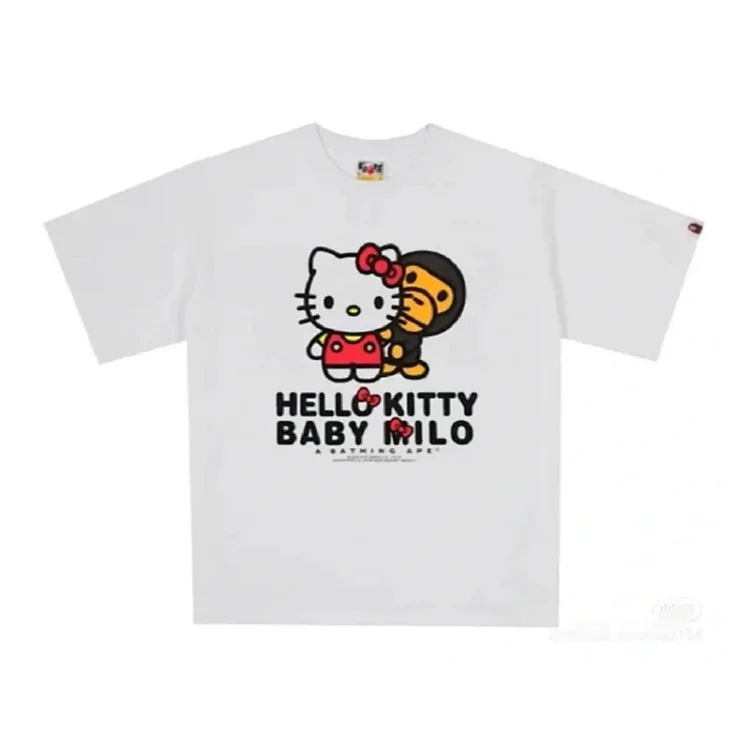 Cross-border foreign trade wholesale Bp trendy brand Ape Man Head heavyweight pure cotton short-sleeved men and women one-piece drop-shipping T-shirt top