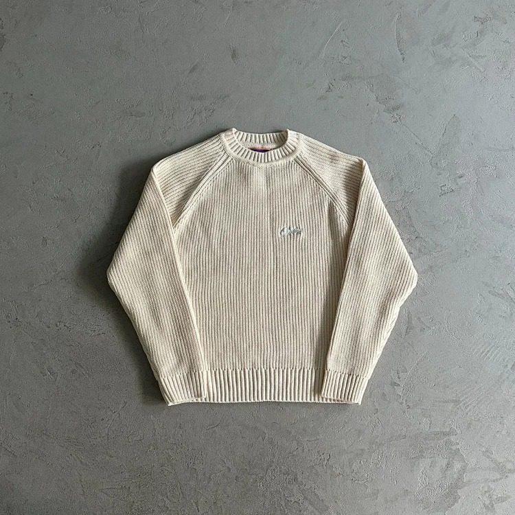 Crtz Street Hip Hop Stand Collar Cardigan Knit Sweater image 8