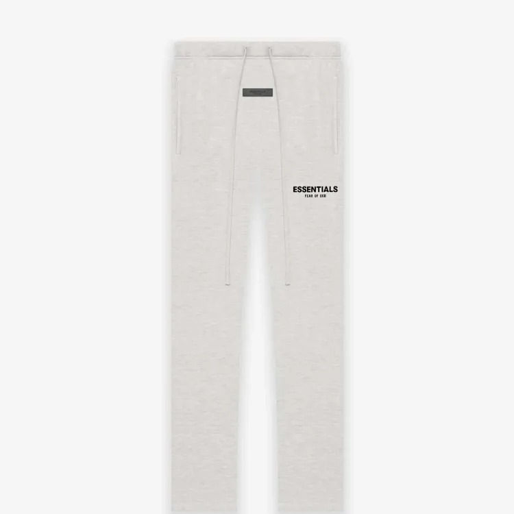 2022SS velvet straight pants, flocking logo printing ESSENTIALS trendy brand cross-border