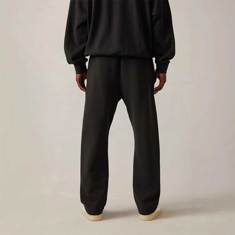 2022SS velvet straight pants, flocking logo printing ESSENTIALS trendy brand cross-border