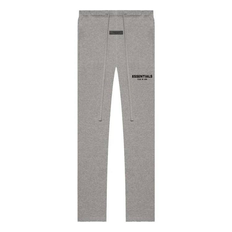 2022SS velvet straight pants, flocking logo printing ESSENTIALS trendy brand cross-border