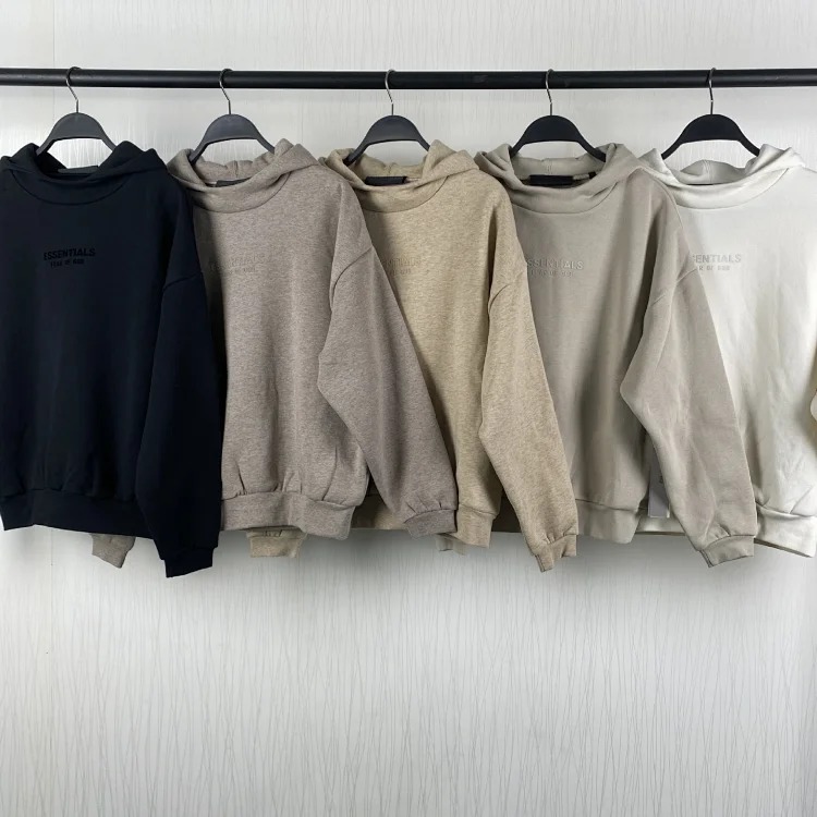 2023FW cloud series hooded sweatshirt printed ESSENTIALS trendy brand hoodie cross-border