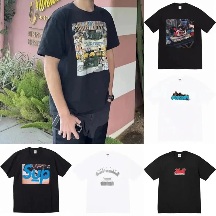Letter short sleeves