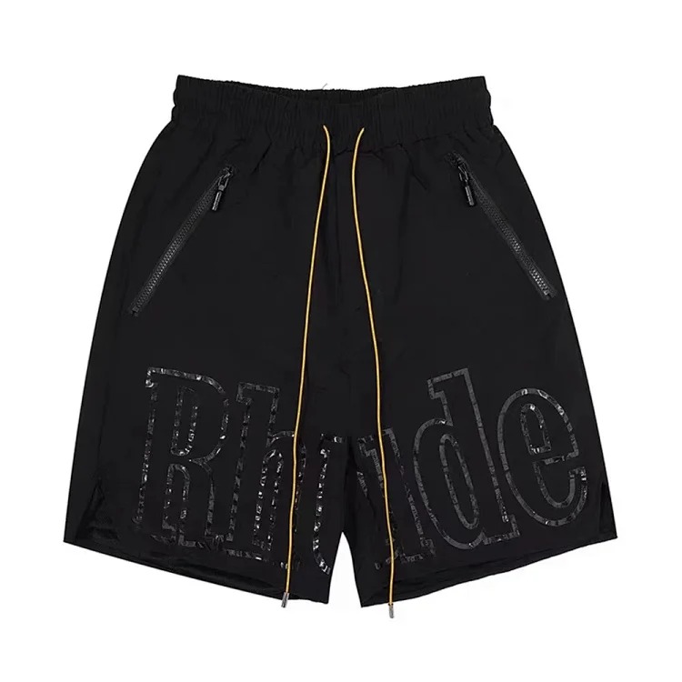 RHUDE reflective casual shorts, high street beach shorts for men and women image 3