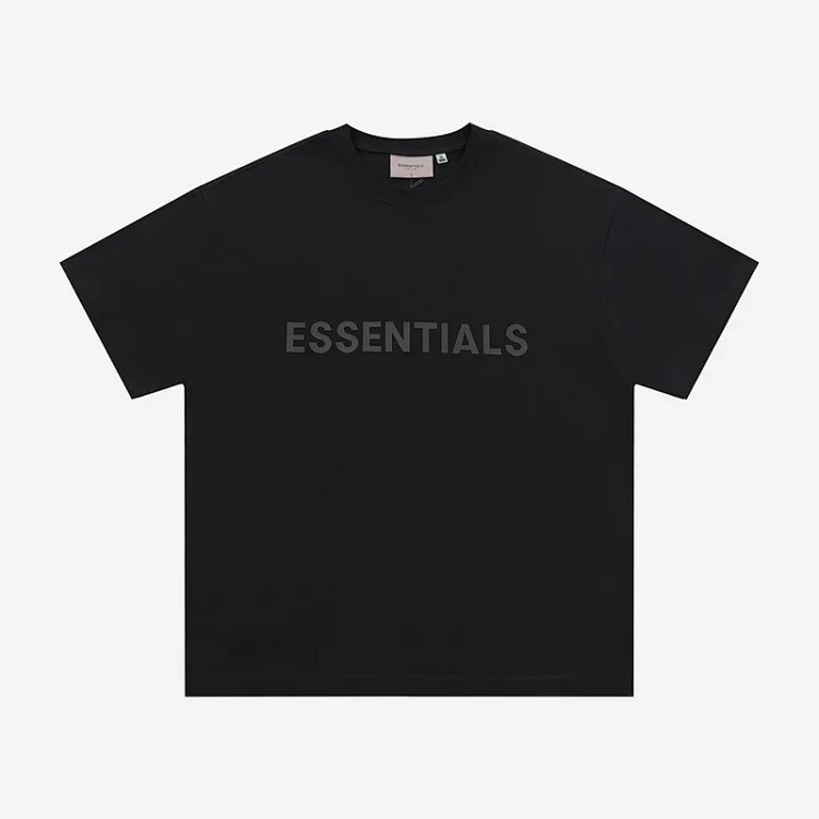 Fear of God Essentials Kids Men's and Women's Couples Large Size Loose Short Sleeve T-Shirt Teenagers image 2