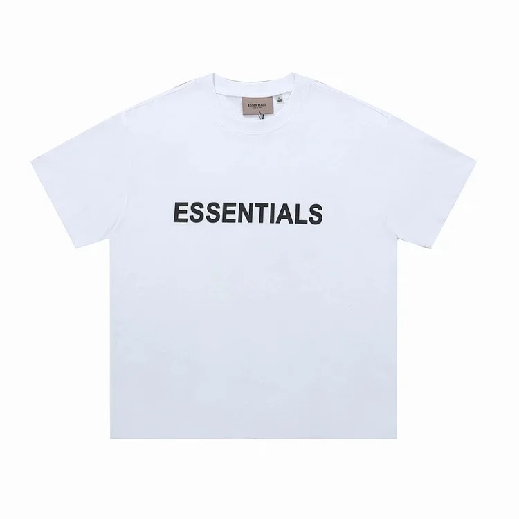 Fear of God Essentials Kids Men's and Women's Couples Large Size Loose Short Sleeve T-Shirt Teenagers image 3