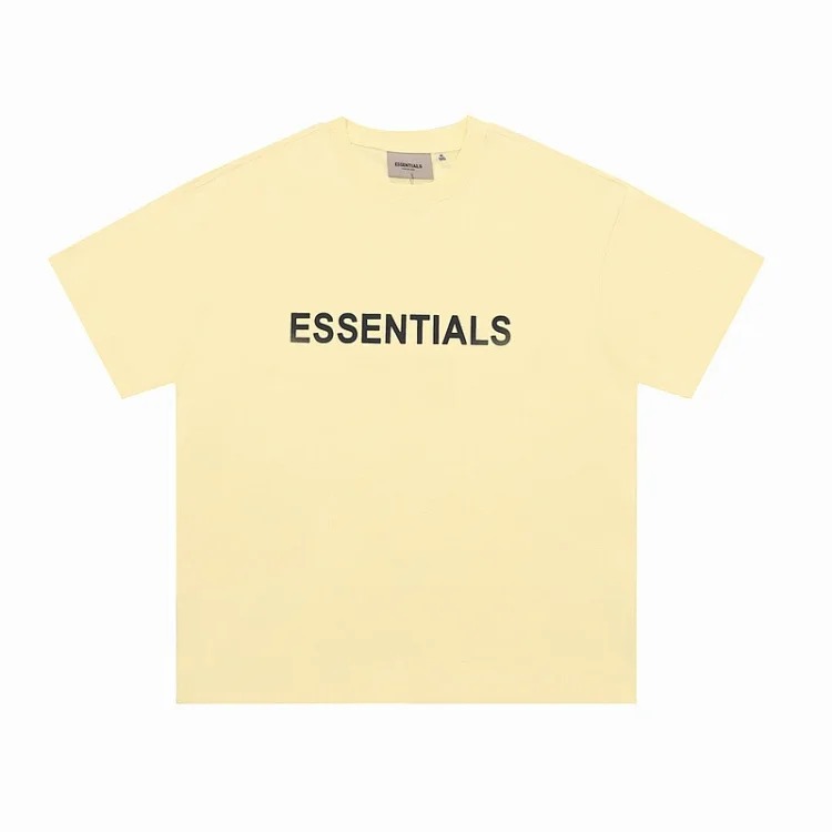 Fear of God Essentials Kids Men's and Women's Couples Large Size Loose Short Sleeve T-Shirt Teenagers image 4