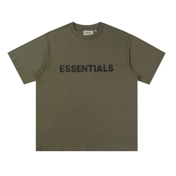 Fear of God Essentials Kids Men's and Women's Couples Large Size Loose Short Sleeve T-Shirt Teenagers image 5