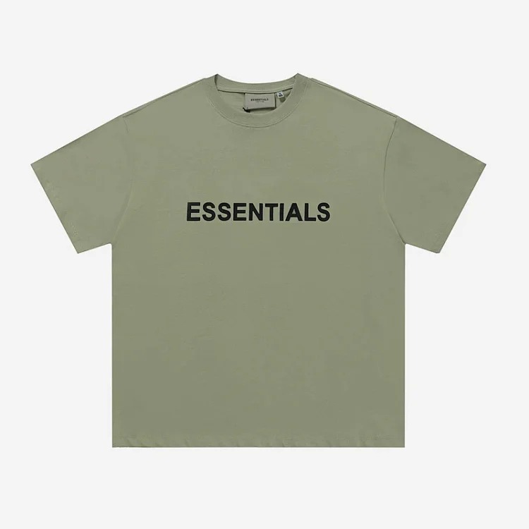 Fear of God Essentials Kids Men's and Women's Couples Large Size Loose Short Sleeve T-Shirt Teenagers image 6
