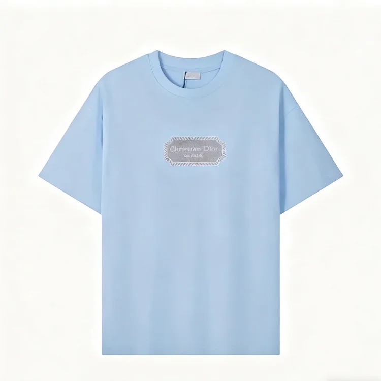 CD Crew Neck Loose-fitting Pure Cotton Short-sleeved image 10