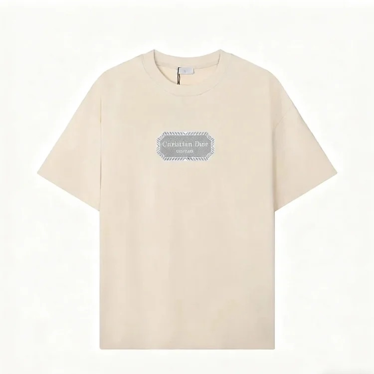 CD Crew Neck Loose-fitting Pure Cotton Short-sleeved image 11