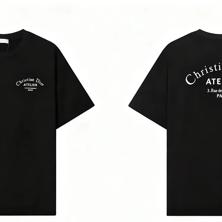 CD Crew Neck Loose-fitting Pure Cotton Short-sleeved image 12