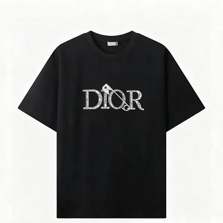 CD Crew Neck Loose-fitting Pure Cotton Short-sleeved image 14