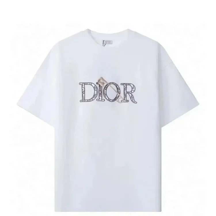 CD Crew Neck Loose-fitting Pure Cotton Short-sleeved image 15