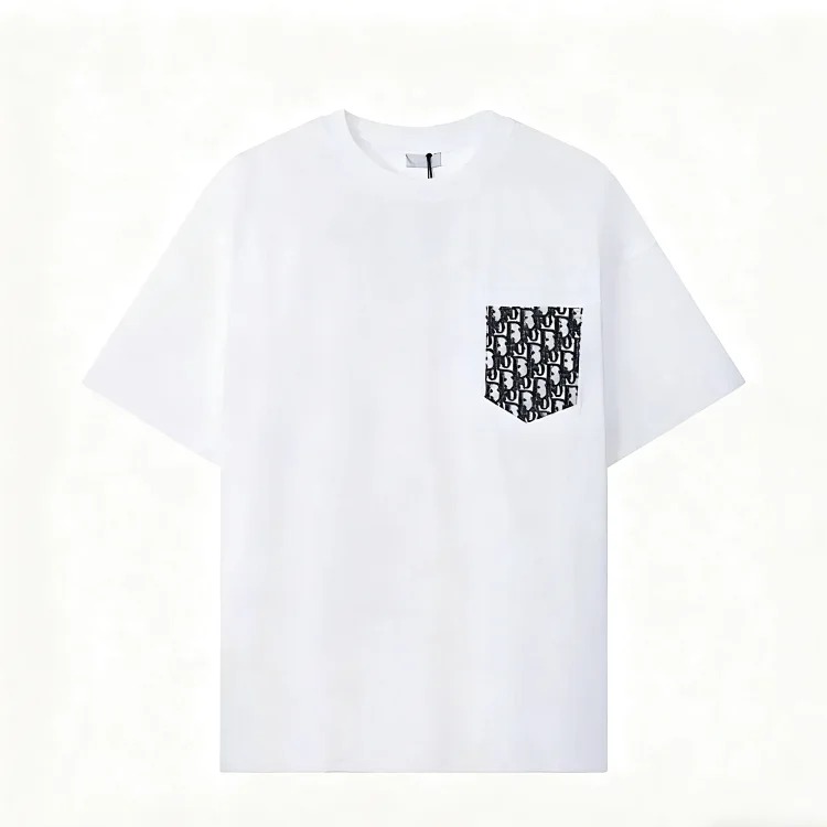 CD Crew Neck Loose-fitting Pure Cotton Short-sleeved image 17
