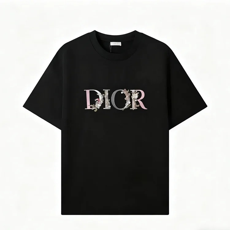 CD Crew Neck Loose-fitting Pure Cotton Short-sleeved image 18