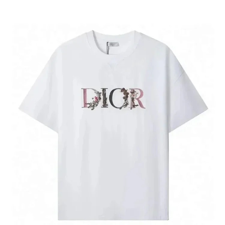 CD Crew Neck Loose-fitting Pure Cotton Short-sleeved image 19