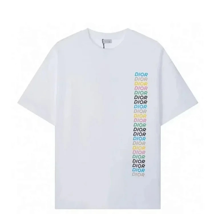CD Crew Neck Loose-fitting Pure Cotton Short-sleeved image 23