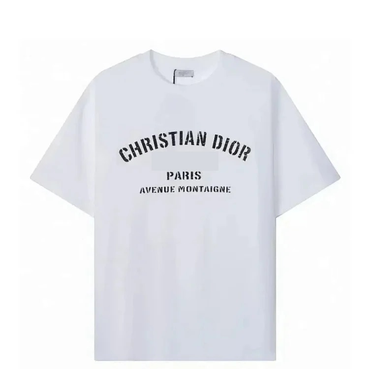 CD Crew Neck Loose-fitting Pure Cotton Short-sleeved image 25