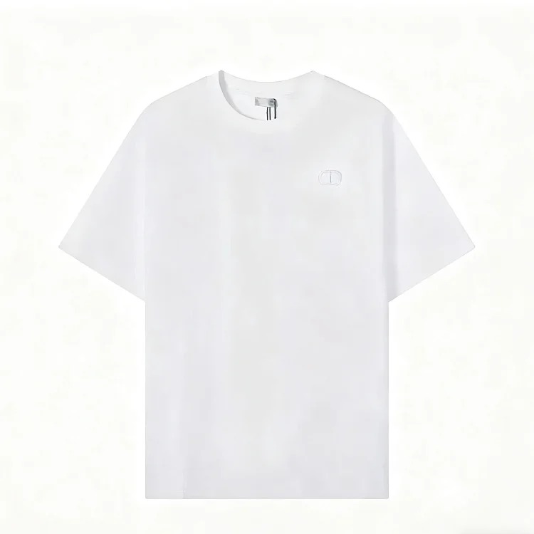 CD Crew Neck Loose-fitting Pure Cotton Short-sleeved image 3